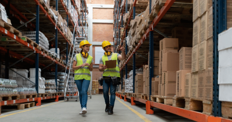 logistiikka insinoori tyoskentelee varastossa